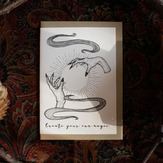 CREATE YOUR OWN MAGIC GREETING CARD