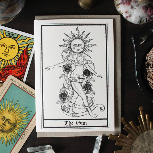 THE SUN TAROT GREETING CARD