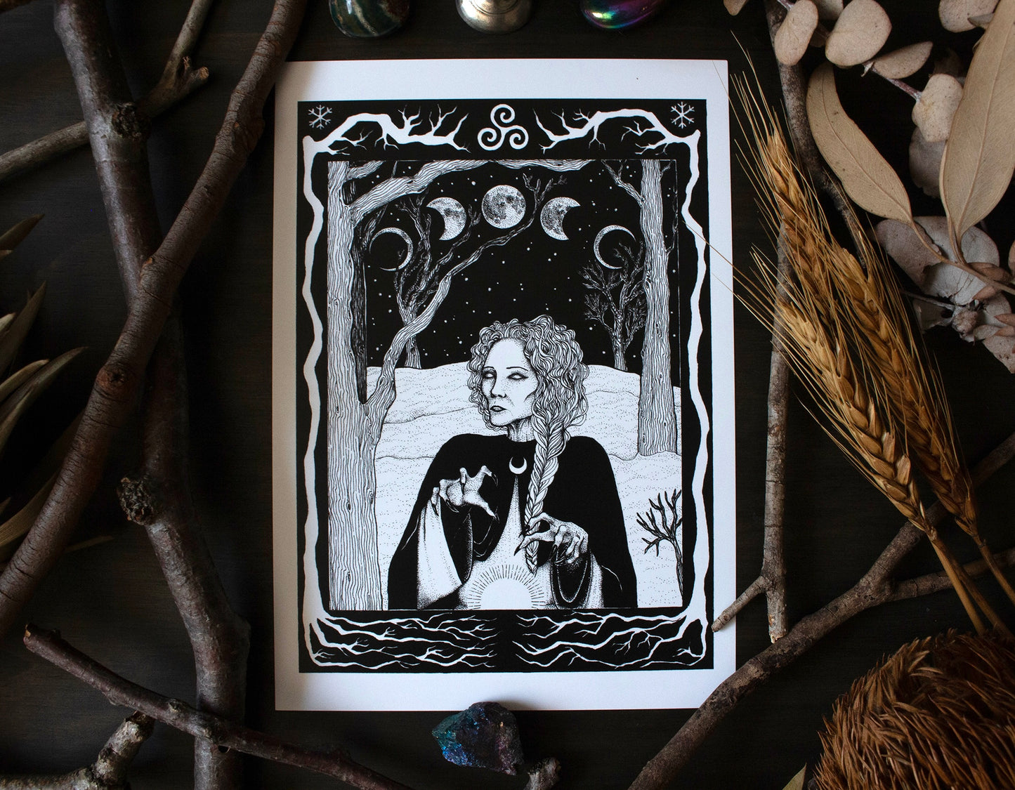 DARK GODDESS ART PRINT