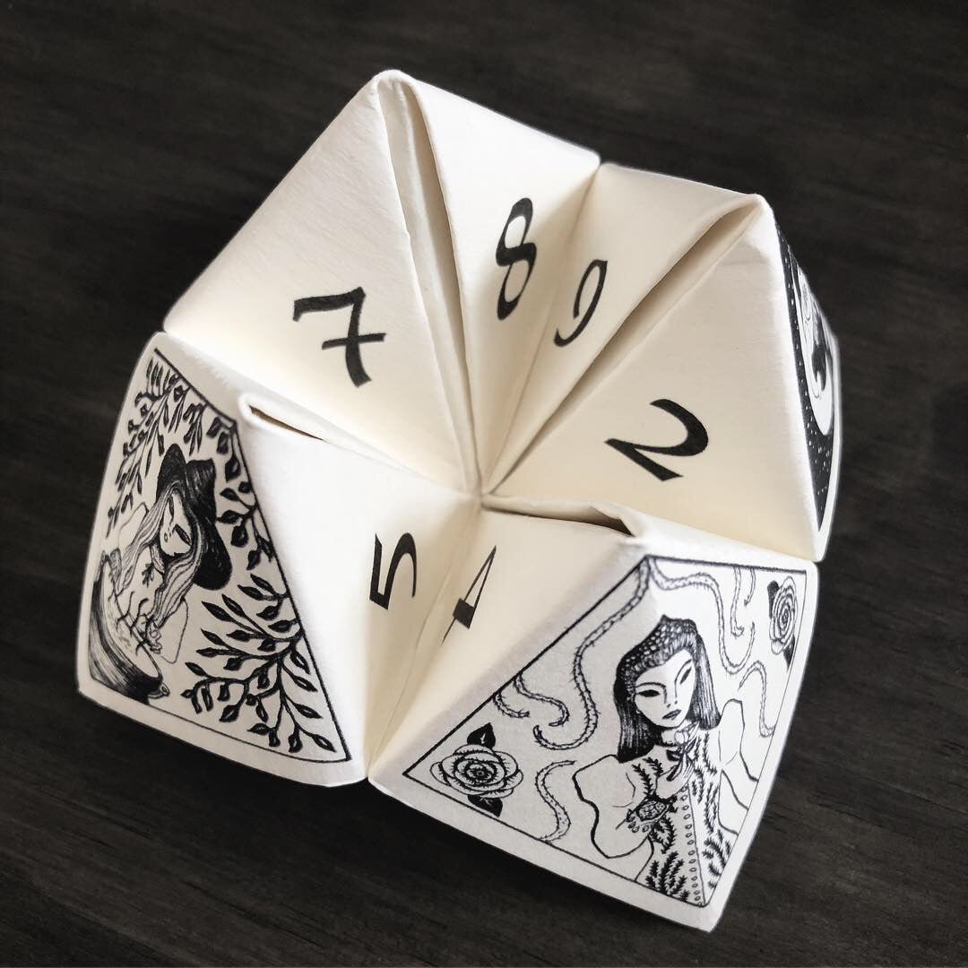 Origami outlet fortune teller