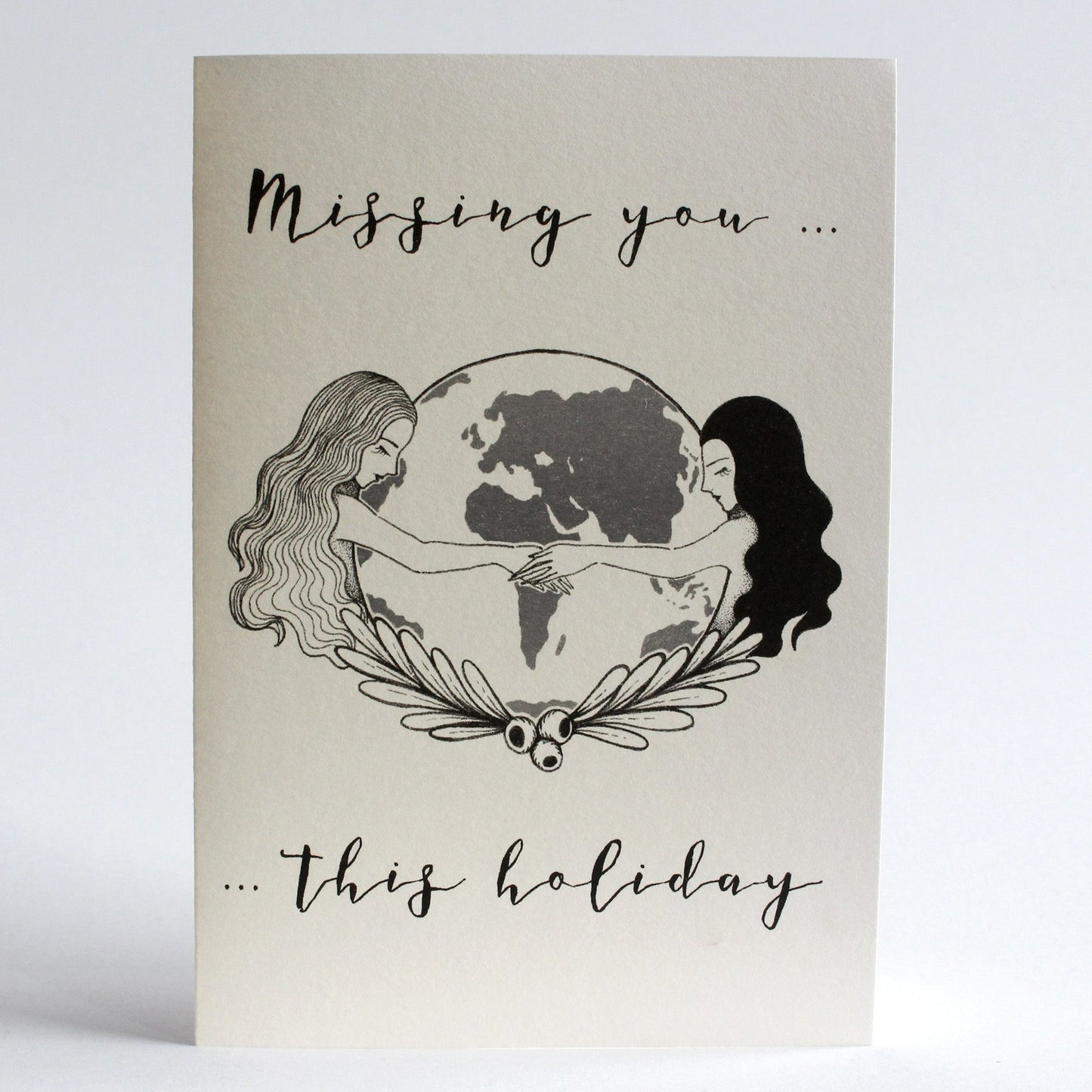 MISSING YOU THIS HOLIDAY GREETING CARD