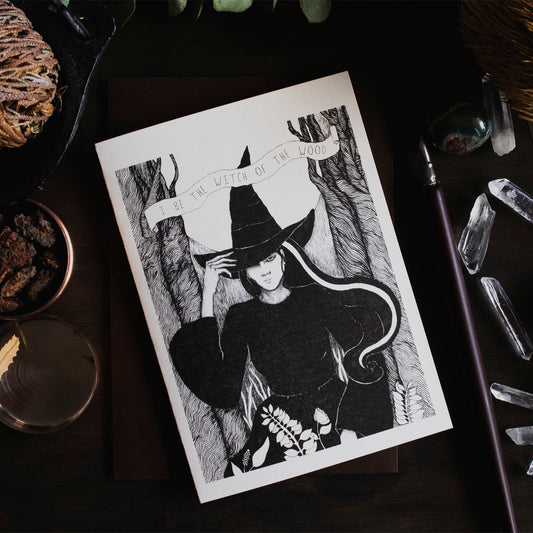 THE WITCH OF THE WOOD GREETING CARD